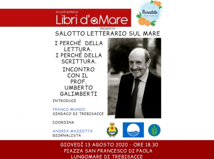Il Prof. Umberto Galimberti ospite a Trebisacce, della Rassegna Letteraria Libri d’aMare