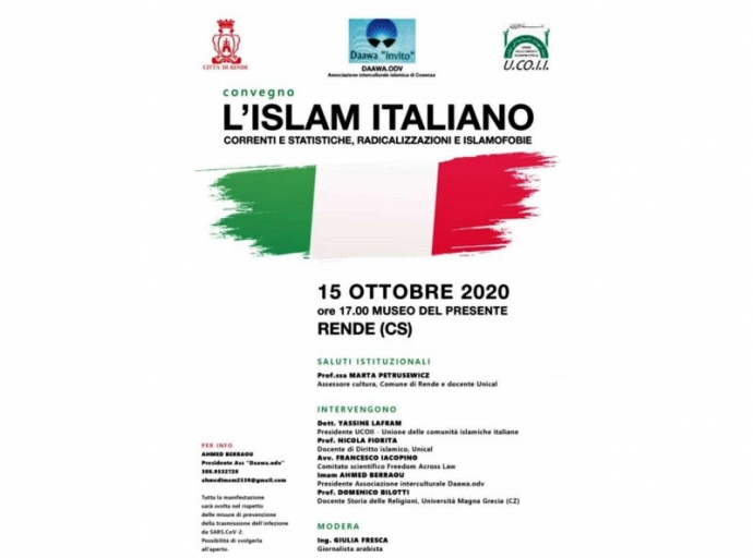 A Rende un convegno su “L’Islam italiano. Correnti e statistiche, radicalizzazioni e islamofobie”