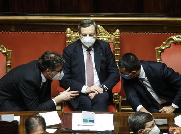 Fiducia di ferro per Mario Draghi in Senato, oggi il voto alla Camera