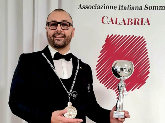 Michele Ruperto miglior sommelier della Calabria, eletto a conclusione del concorso promosso dall'Ais