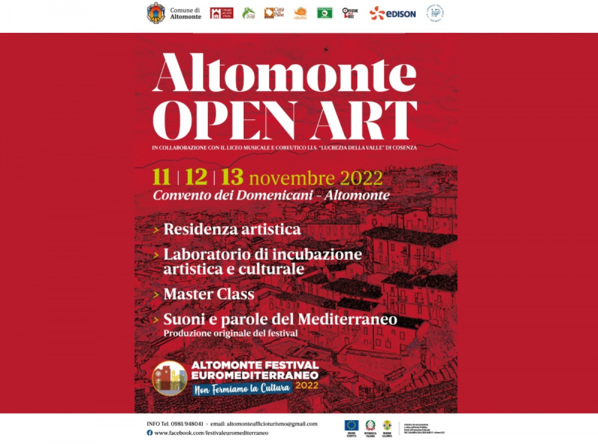 Altomonte Open Art con il liceo Lucrezia Della Valle di Cosenza